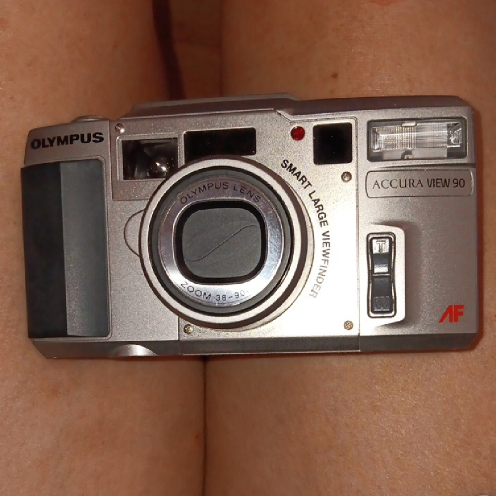 Olympus Silver Film Camera for Classic Photography